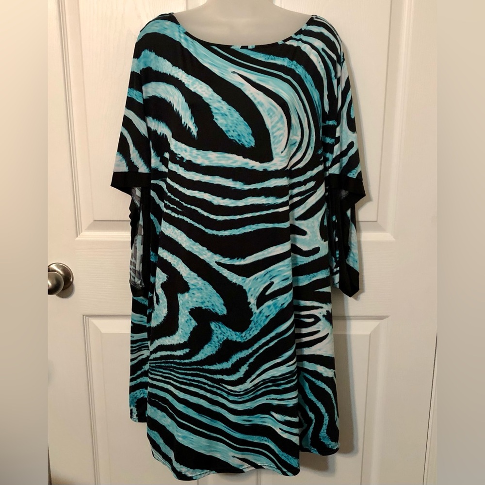 LANE BRYANT CACIQUE SWIM COVER UP DRESS TUNIC STYLE 22/24